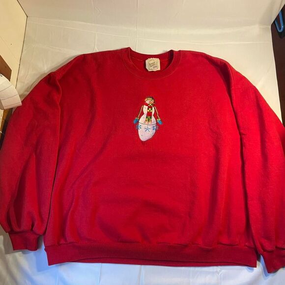 Source Unknown Tops - Peanut Butter & Jelly Women's Red Sweatshirt 3x
